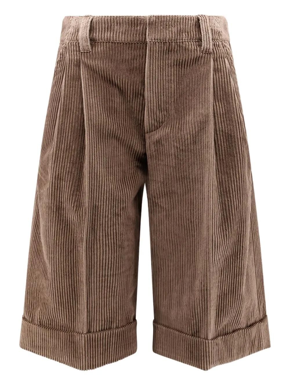 Shorts En Velours Côtelé Pour Femmes