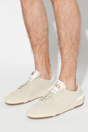 Lanvin Clay Sports Shoes, Mens, Cream