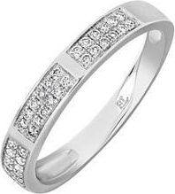 Bony Levy Two-Row Diamond Band Ring - 0.18ct. in 18K White Gold at Nordstrom Rack, Size 6.5