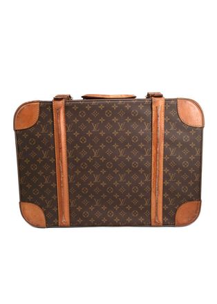 Louis Vuitton Vintage Brown Monogram Stratos Suitcase