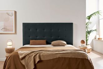 Moonia Cabecero Tapizado Atenea Acualine 130x120x8 Cm - Moonia