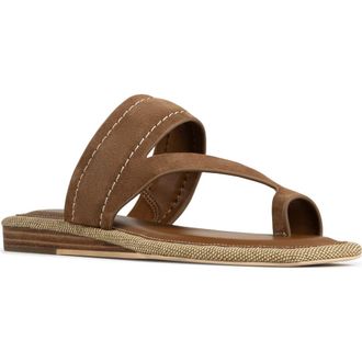 Donald J Pliner Wedge Toe Loop Sandal in Saddle at Nordstrom Rack, Size 8.5