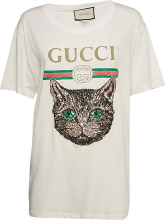 Gucci T-shirt con applicazione - Toni neutri