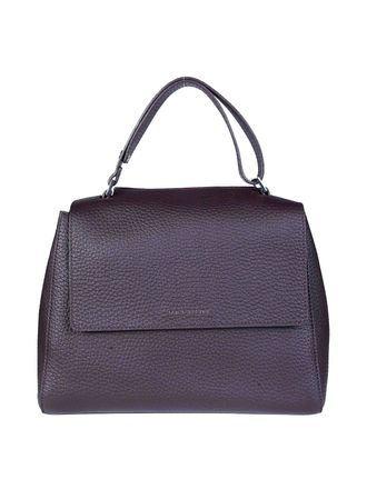 Orciani Sveva Soft Medium Shoulder Bag In Leather