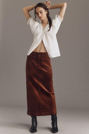 Maeve The Colette Corduroy Maxi Skirt by Maeve