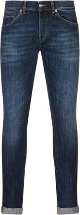 Dondup Jeans, Heren, Blauw, W32, Denim, George Slim Fit Jeans