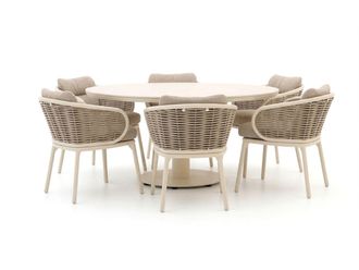 Apple Bee Pine Key/Melville &oslash; 160cm dining tuinset 7-delig