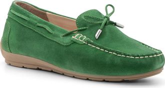 Ara Amarillo Leather Driving Shoe in Grass at Nordstrom, Size 5.5