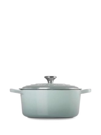 LE CREUSET round-shape casserole (22cm) - unisex - Iron - One Size - Blue