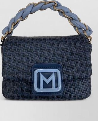 Marella shoulder bag woven texture chain handle