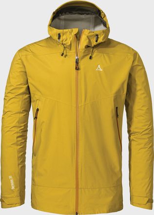 Sch&ouml;ffel Outdoorjacke SCH&Ouml;FFEL 2.5L 3D Jacket Vistdal M, Gr. 56, gelb (5205, gelb), Oberstoff: 100% Nylon; (Membran: Polyurethan), regular fit, hoch geschlosse
