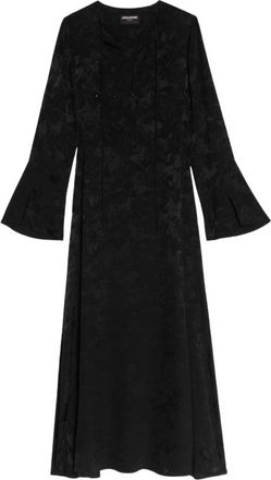 Zadig&Voltaire Rikal Silk Dress - Dames - Maxi kleedjes - Zwart - M - Kleedjes