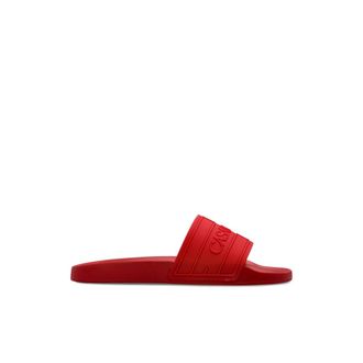 Casablanca Logo Pool Slides - Heren - Sandalen - Rood - 44 EU - Schoenen