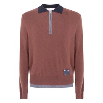 Marni Hombre, Jerseys, Marr&oacute;n, Talla: L