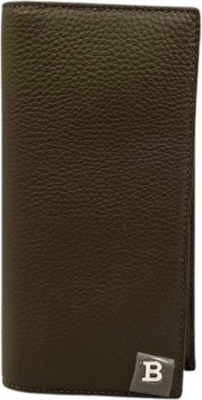 Bally Beige Leather Long Wallet (Bi-Fold) (Pre-Owned)