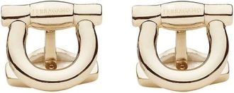 Ferragamo Accessoires, Heren, Geel, ONE Size, Gancini Manchetknopen