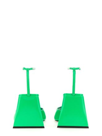 The Attico Piper Heel - Green