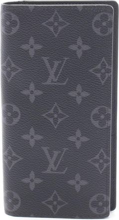 Louis Vuitton Black Monogram Eclipse Pvc Long Wallet (Bi-Fold) (Pre-Owned)
