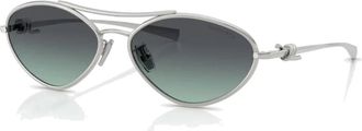 Tiffany & Co. Tf 3117 Zonnebril - Dames - Zonnebrillen - Grijs - 58 MM - Accessoires
