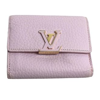 Louis Vuitton Pink Leather Wallet (Tri-Fold) (Pre-Owned)