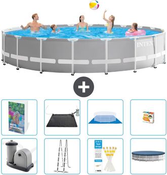 Intex Piscina Prism Frame Redonda - 610x132 Cm - 9-piezas S559
