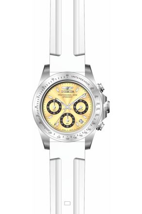 Invicta Speedway 50487 Heren Horloge - Quartz Uurwerk - Roestvrij Staal met gouden Wijzerplaat - 40mm