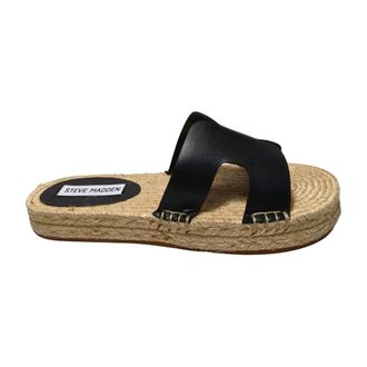 Steve Madden Sliders, female, Black, Size: 7 1/2 US Sandali Ecopelle