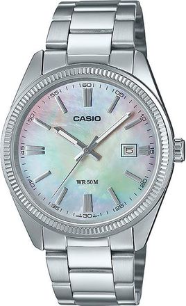 Casio Vintage Analog Bracelet Watch, 38.5mm in Silver Multi at Nordstrom