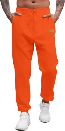 Generic Mens Trousers Casual Joggers Elastic Drawstring Waistband Pants Comfortable Fit Versatile Trendy Sweatpants for Streetwear Looks Gym Sessions Daily We