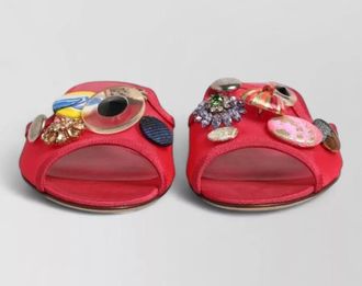 Dolce & Gabbana embellished slides