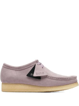 Clarks Wallabee Mauve Suede boots - Purple