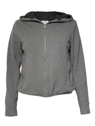 Prada 2016 hoodie met rits - Grijs