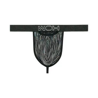 HOM WOH Pure Seduction Sequin G-String in Black at Nordstrom, Size Xx-Large