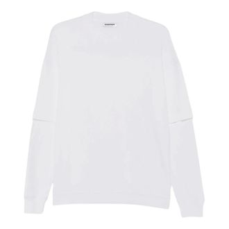 Darkpark Troy Double Sleeve Tee - - Sweatshirts & Hoodies - Donna - Bianco - S