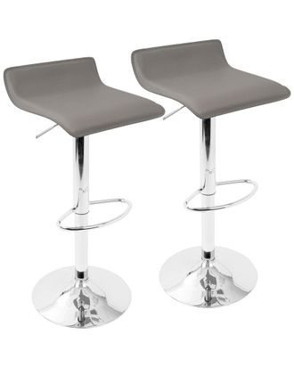 LumiSource Set Of 2 Ale Barstools