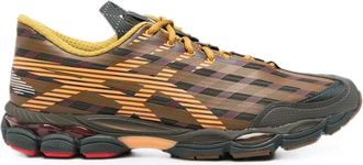 Asics Gel S Check-pattern Lace-up Sneakers
