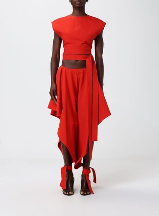 Alaia Top cropped in cotone