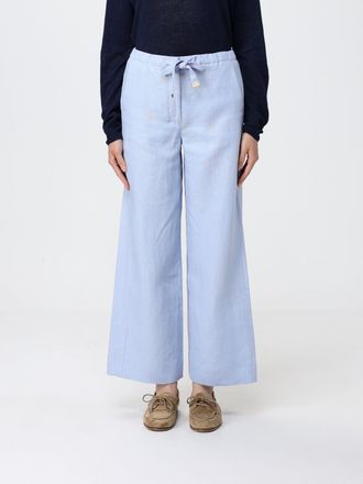 Max Mara S Max Mara Pantaloni a gamba larga in lino