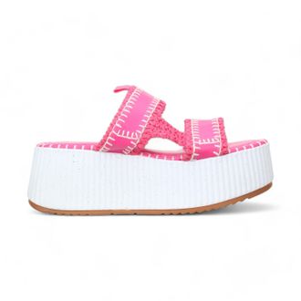 Love Rio Womens Gillie Slide Sandals In Pink