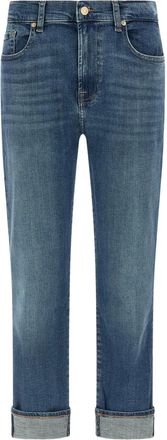 7 For All Mankind Jeans con risvolto - Blu