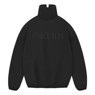 adidas x Fear of God Athletics Suede Fleece Mock Neck Black IY0940