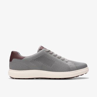 Clarks Mapstone Lace Grey Knit