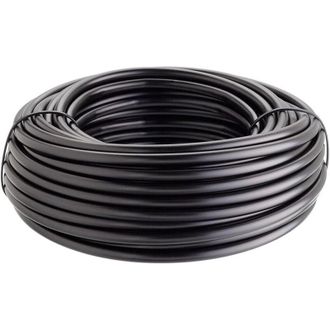 OEM Manguera De Riego Por Goteo De 25 M, Manguera De Agua De Pe De 16 X 1,2 Mm, Color Negro-crezuo