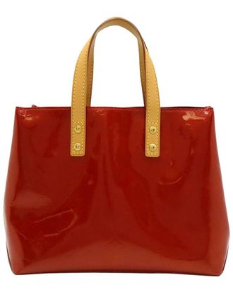 Louis Vuitton Red Monogram Vernis Reed Pm (Authentic Pre-Loved)