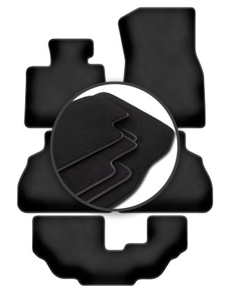 OEM Alfombrillas Premium Para Bmw X7 G07 7 Plazas (2018-)