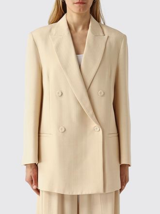 Meimeij Blazer a doppiopetto in viscosa
