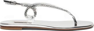 Casadei Womens Sandals Silver