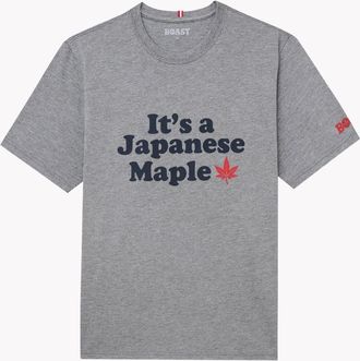 Boast Japanese Maple Leaf Tee in Heather Grey at Nordstrom, Size Xx-Large