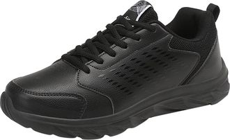 Generic Mens Waterproof Sneakers, Waterproof Shoes Mens Casual Lace Up Walking Running Shoes Comfortable Outdoor Athletic Sport Sneakers Breathable Trainers f