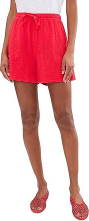 Mod-o-doc Easy Pull-On Shorts With Drawstring Womens Shorts Rich Apple : SM 4, Cotton